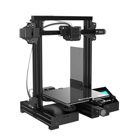Voxelab side view of 3D printer