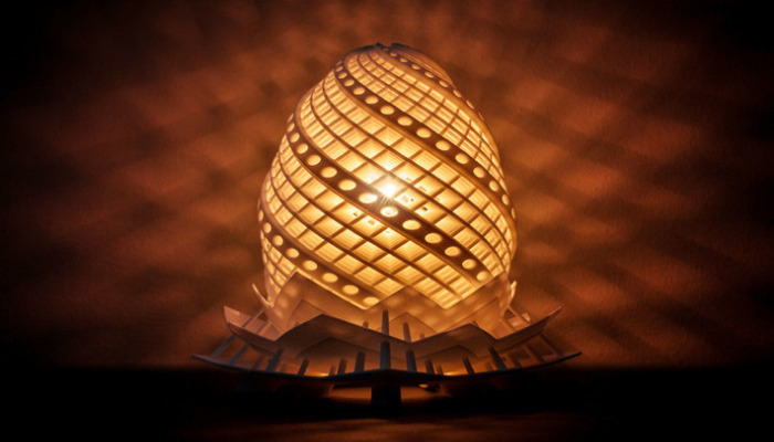 phoenix egg lamp