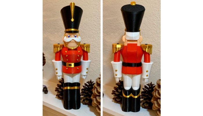 3D-gedruckte Weihnachtsdekoration