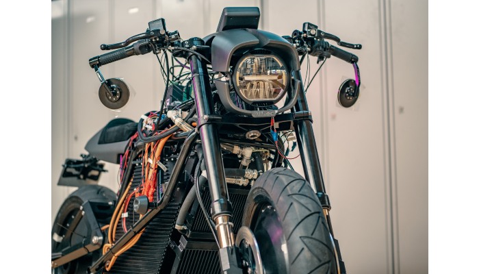Das 3D-gedruckte Elektromotorrad