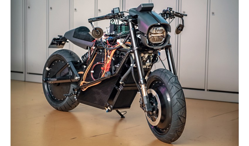 Das 3D-gedruckte Elektromotorrad