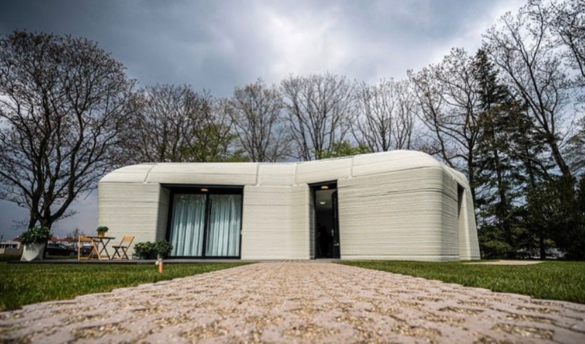 Niederländische 3D-gedruckte Haus
