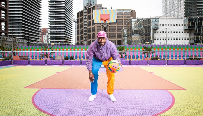 3D Printed Basketball Court