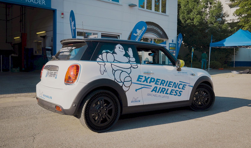Uptis: Luftlose Reifen von Michelin legen erste Kilometer zurück! -  3Dnatives
