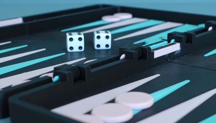 3D printed backgammon set from an stl file