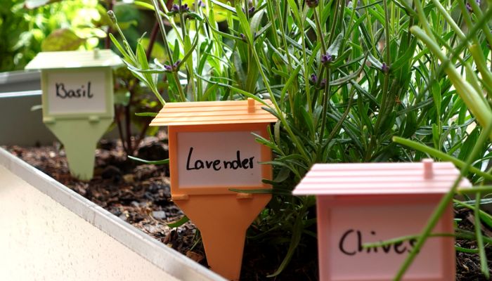 Plant labels which can be 3d printed using stl files.