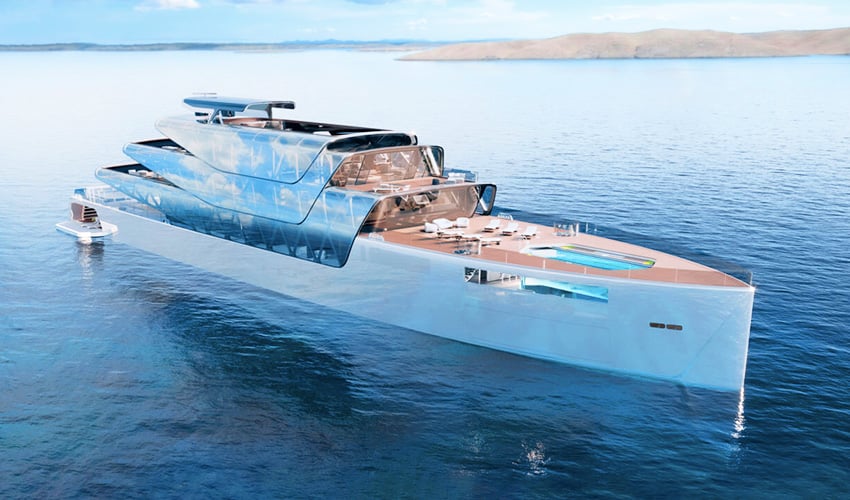 3D-gedruckte Yacht