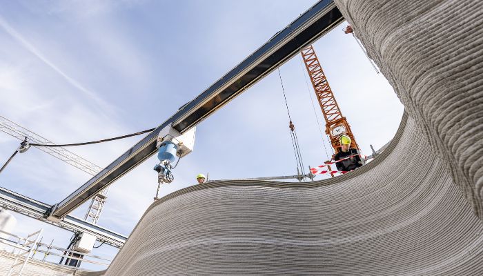 bâtiment imprimé en 3D Europe