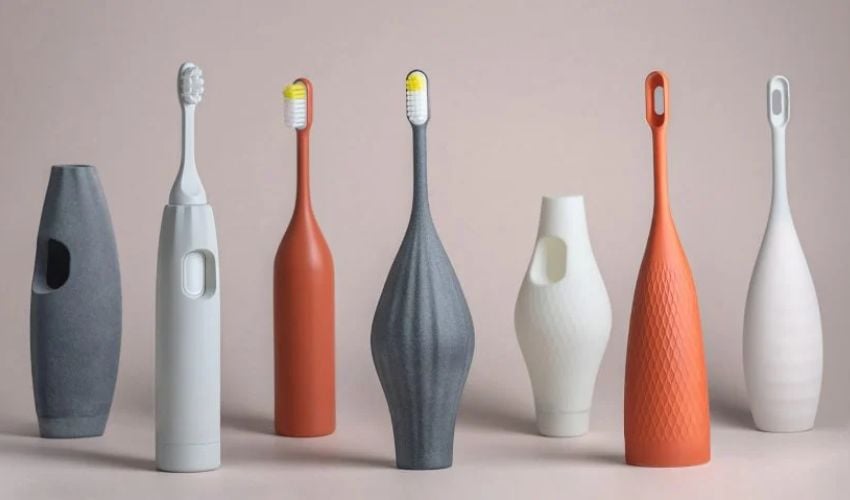 3D-gedruckte Zahnbürsten