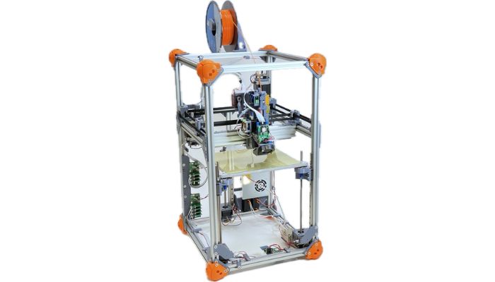 A 3D printer that can generate printing parameters for unknown materials