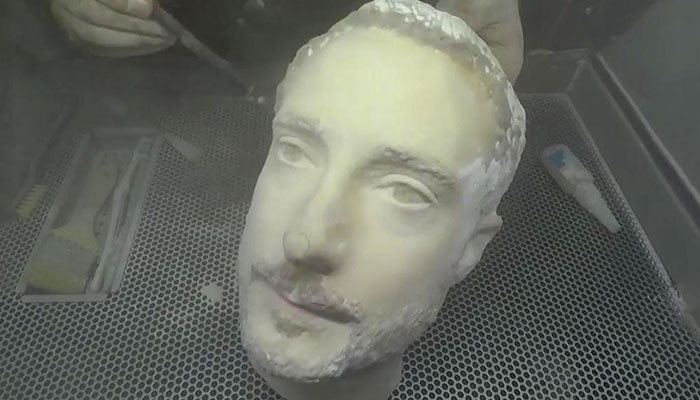 3D-gedruckter Kopf