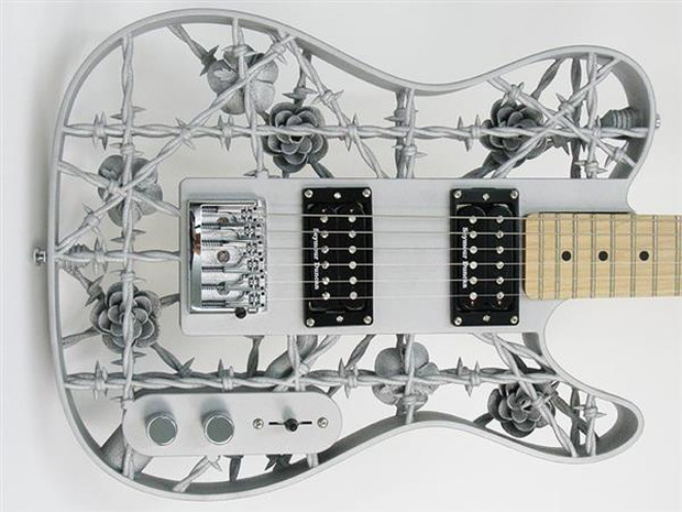 3D-gedruckte Gitarre