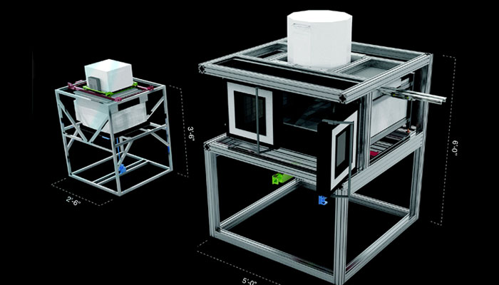 3D-gedrucktes Glas