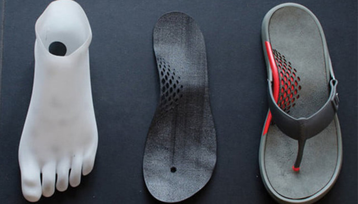 3D printed flip flops