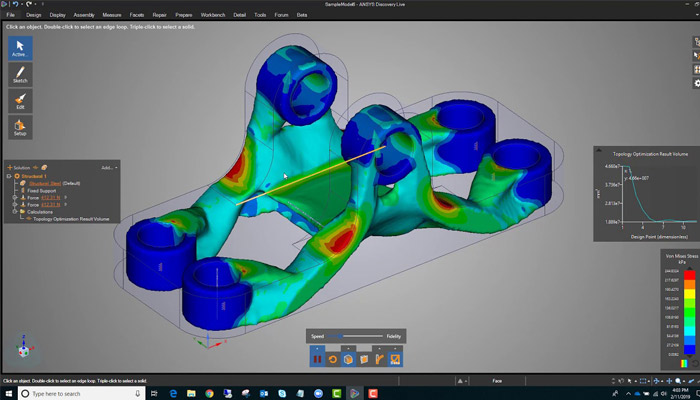 Software di ottimizzazione topologica