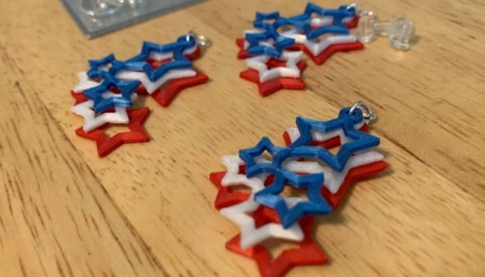 4th of july earrings