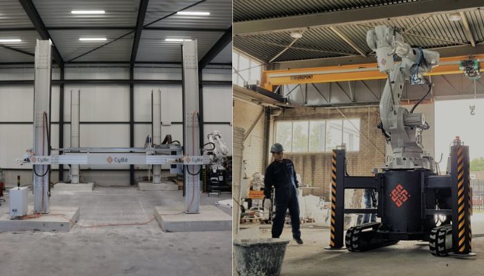 Cybe constructions manufactures 3D printed houses