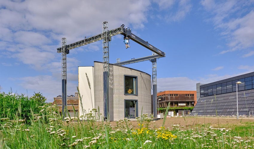 3D printed house in Belgium