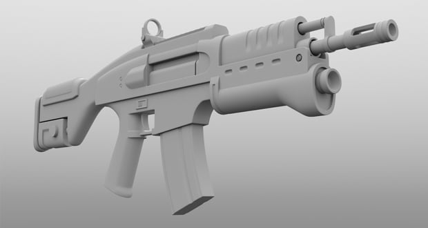 3D-gedruckte Gewehre