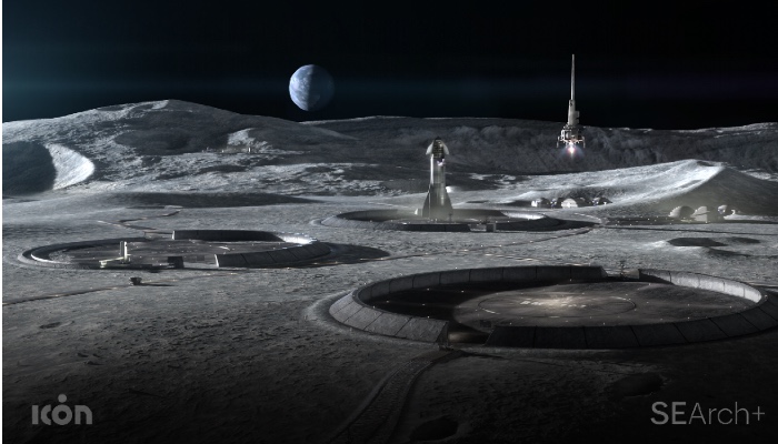3D-gedruckte Infrastruktur auf dem Mond