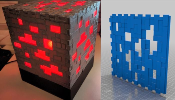 A Cool Thing to 3D Print: Minecraft Lamp