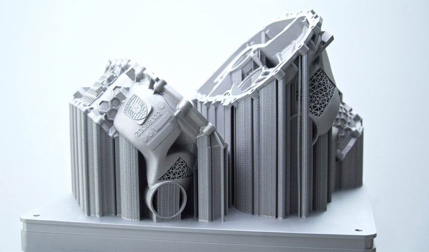 Porsche 3D Prints 40% Lighter Housing for Electric Motor