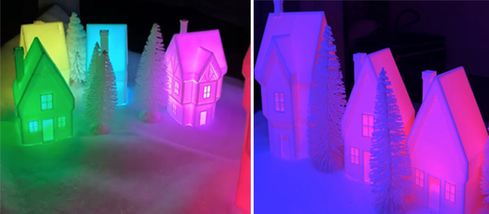 3d printed Christmas decorations