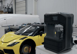 Arash Motor Company car and MakerBot 3D printer