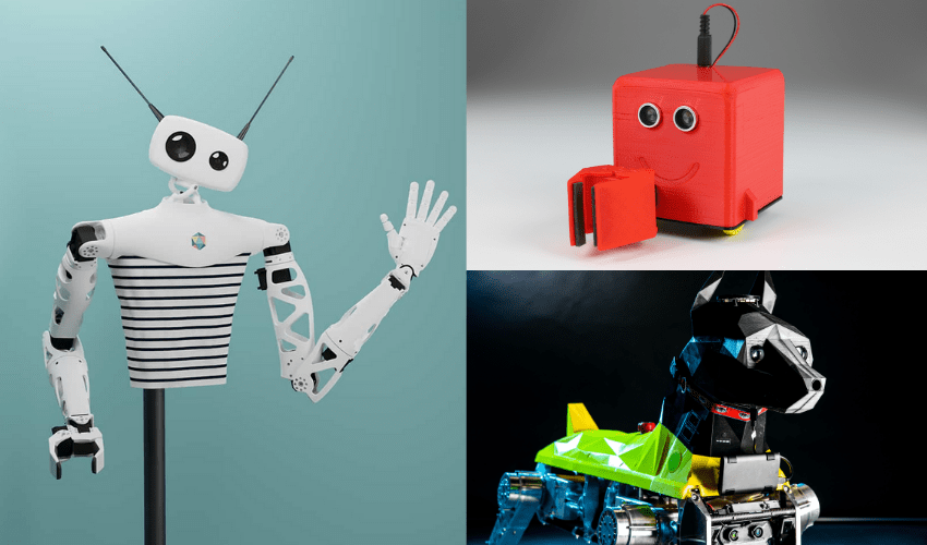 3D printed robots