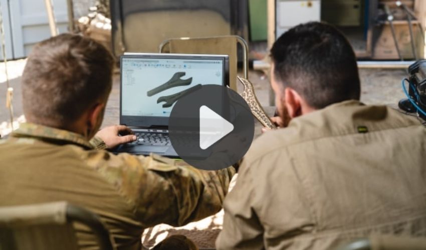 Australian Army 3D Printing team