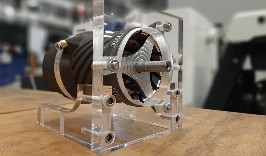 3D printed electric motor