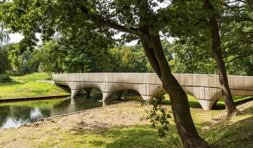 Predictor Jurassic Park Migration The Longest 3D-Printed Bridge for Cyclists Has Been Inaugurated in the  Netherlands - 3Dnatives