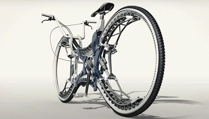 Masaccio Dusør famlende Breaking Design Rules Through a 3D Printed Bike With All-Wheel Drive -  3Dnatives