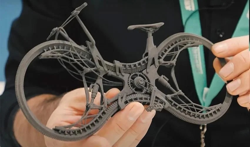 3D Printed Bike with All-Wheel Drive