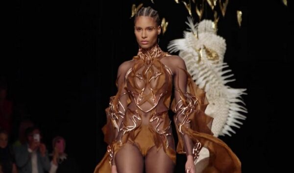 First Ever 3D Printed Vegan Haute Couture Dress Presented at Paris Fashion  Week - 3Dnatives