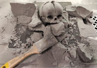 3D printing a skull model