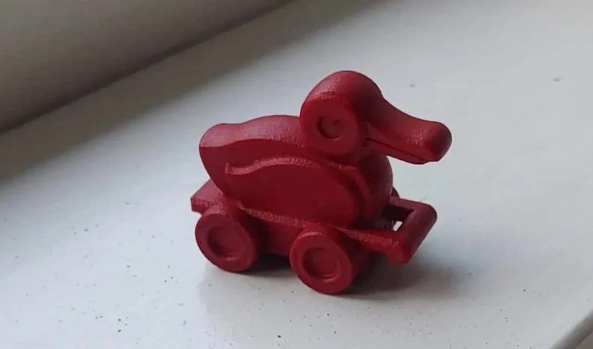3D printed duck