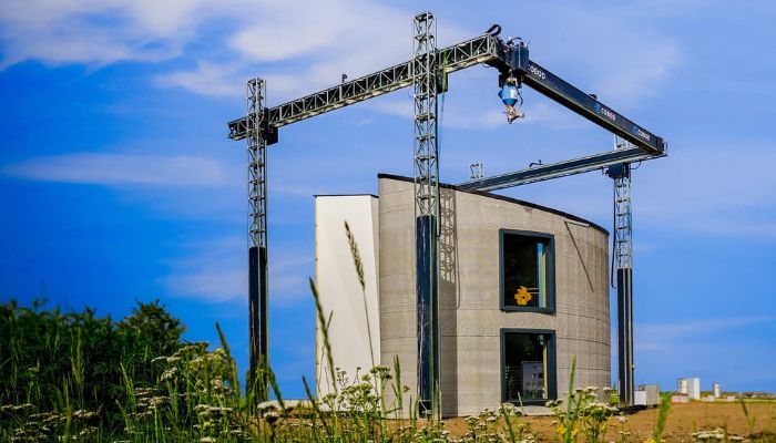 bâtiment imprimé en 3D