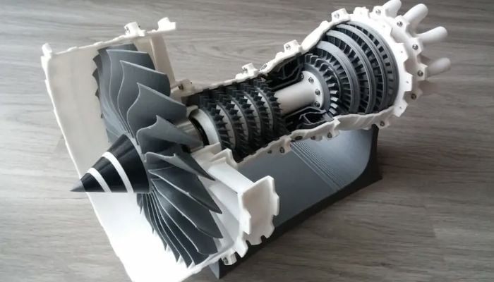 example of simple engine 3D Print Model