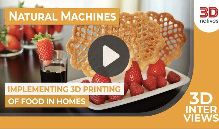 Top 5 3D Printing Videos: Food 3D Printing with Natural Machines