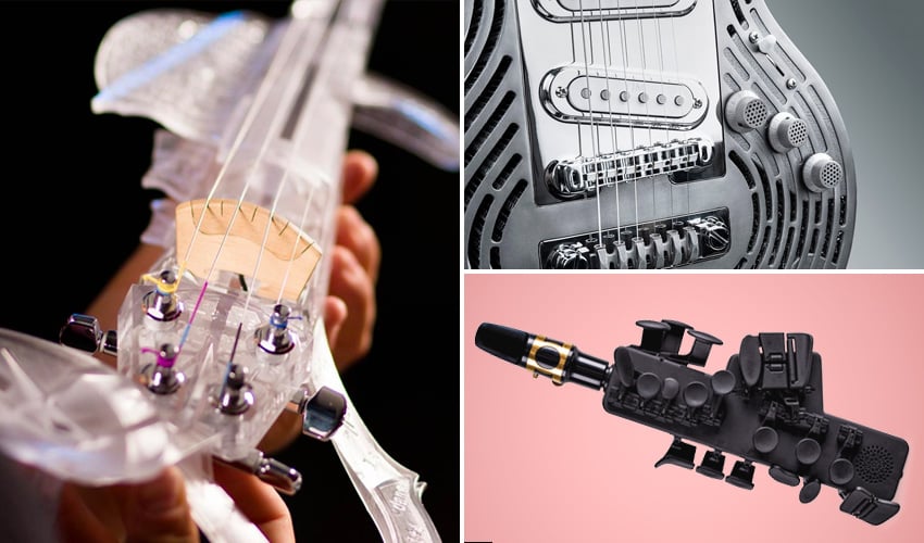 3D printed musical instruments
