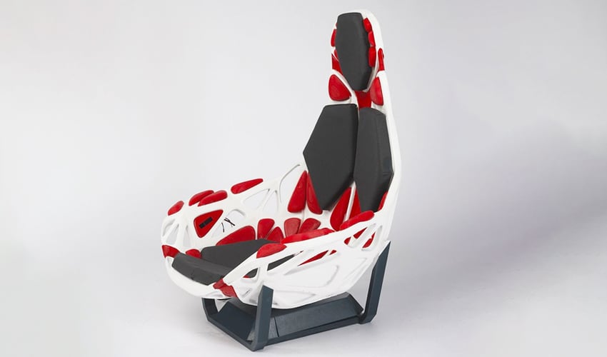 3D printed car seat