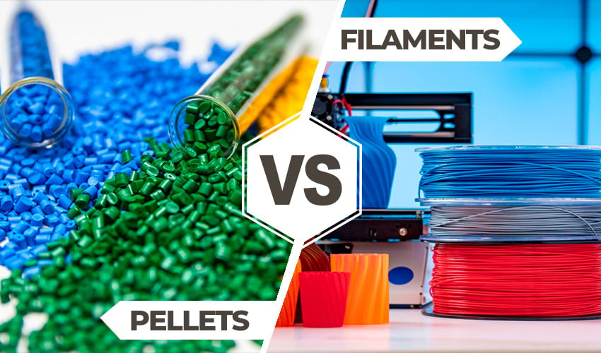 filaments vs pellets