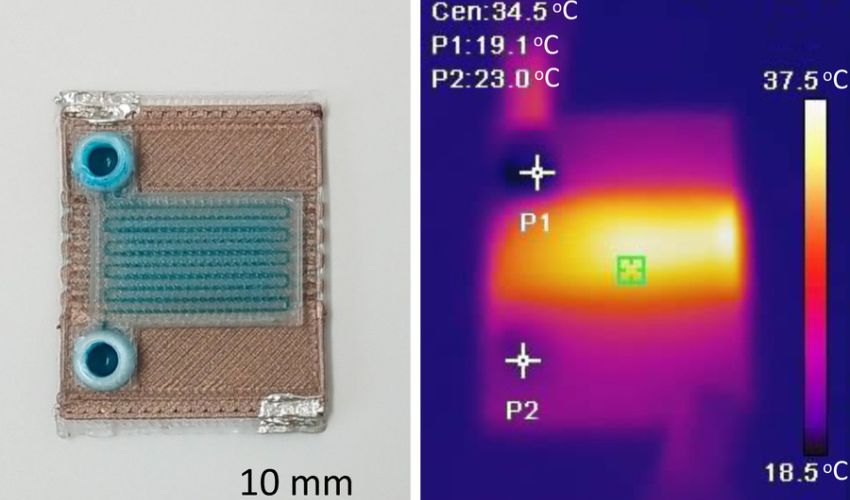 3D printed, self-heating microfluidic devices from MIT researchers