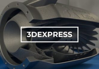 Metal, 3D printed turbine from Aurora Labs