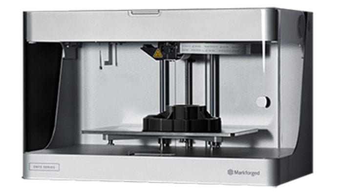 Markforged has a line of compact, industrial-grade 3D printers including the Onyx Pro