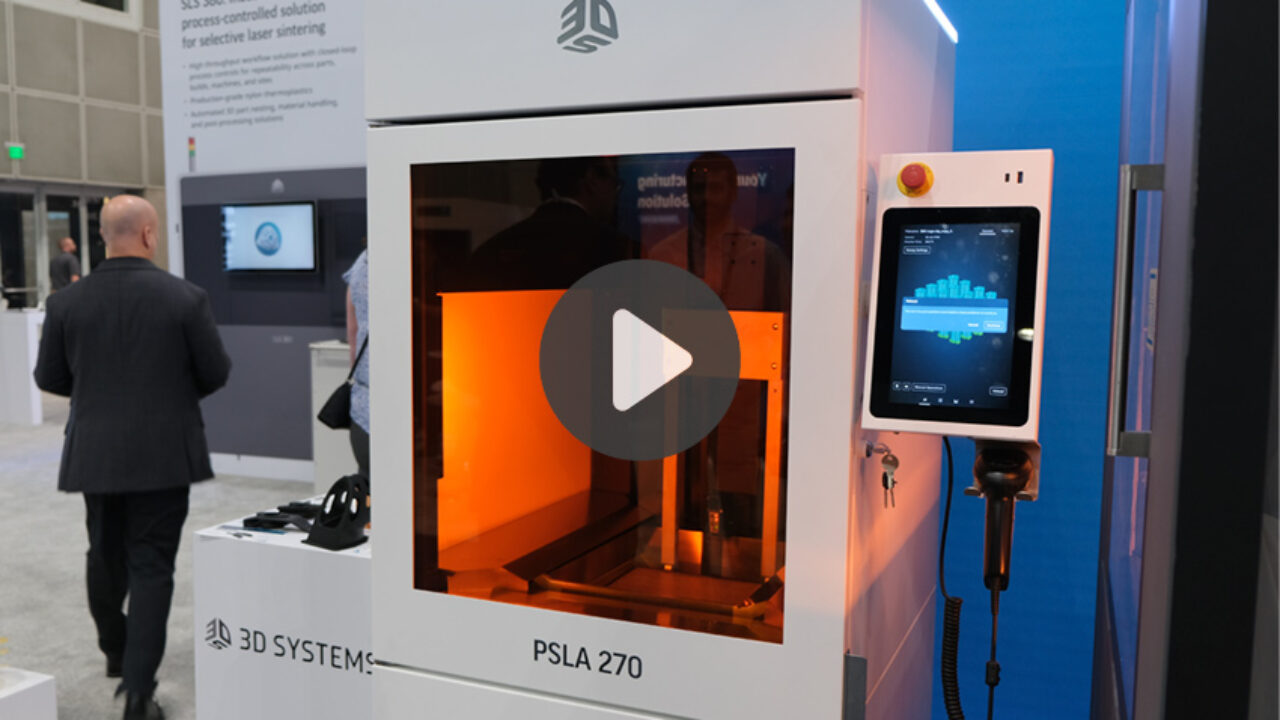 3D Systems Shows the New PSLA 270 Resin 3D Printer at RAPID + TCT