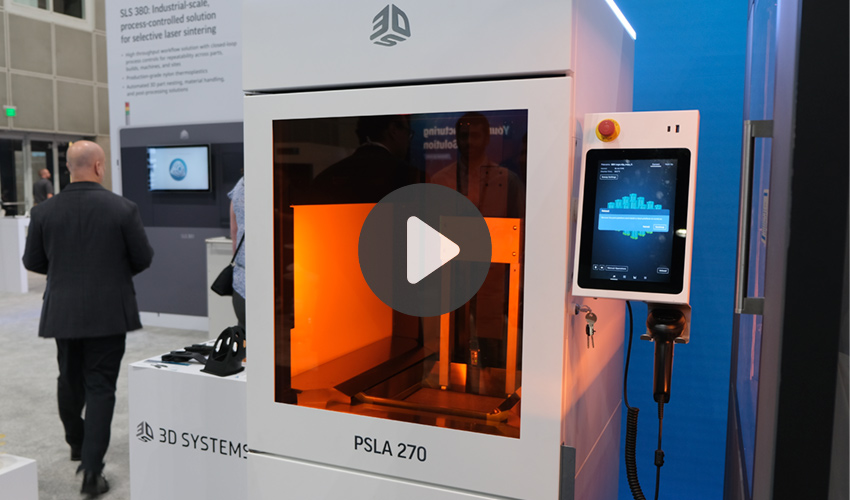 The PSLA 270 from 3D Systems at RAPID + TCT