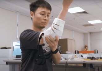 The 3D printed fabric made by the NTU researchers