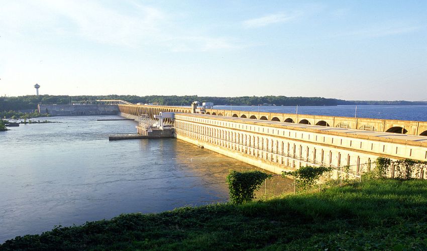 Hydropower dam in Tennessee